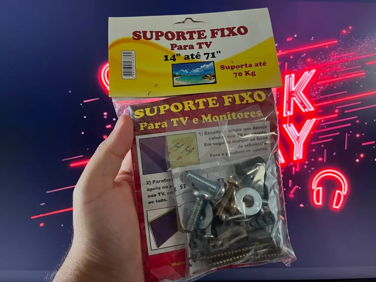 Suporte de Parede para TVs Lcd Led 14 a 71 Polegadas  - Foto 2