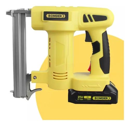 Grampeador Portátil Profissional Elétrico Para Tapeceiro Moldura 21V BOMDER 9701 - Foto 3
