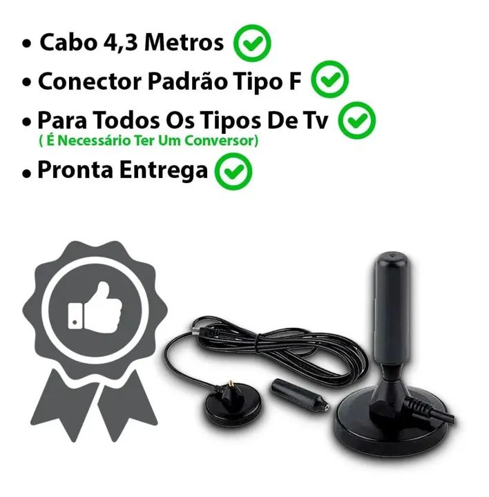 Antena Digital HD TV 3.5