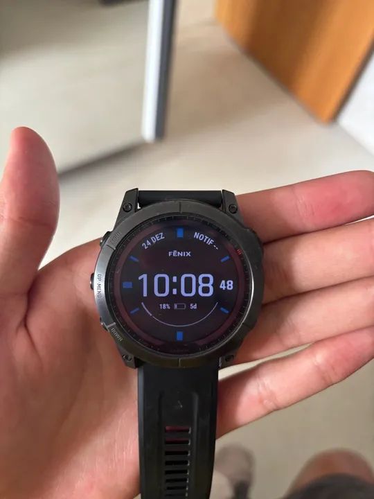 Relógio Garmin Fênix 7x Saphire Solar - Foto 4