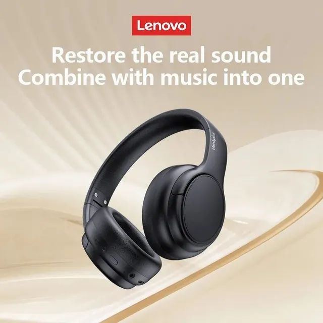 Fone Bluetooth Lenovo TH30 Headset, Bluetooth 5.3, Até 9h de música  - Foto 2