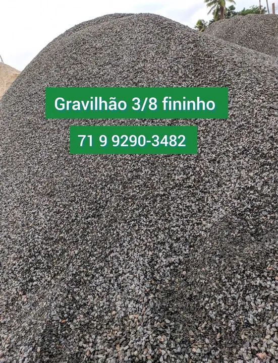 Gravilhão 3/8 Fininho orçamento via WhatsApp 