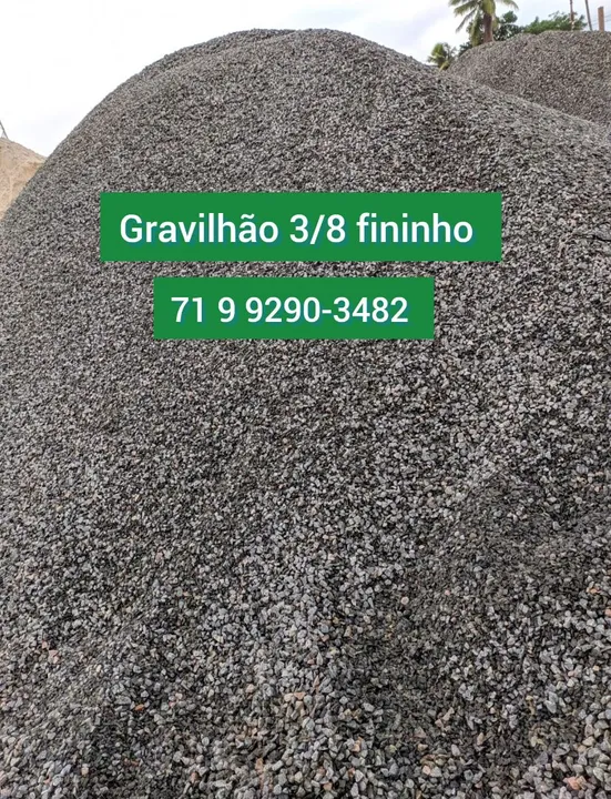 Gravilhão 3/8 Fininho orçamento via WhatsApp
