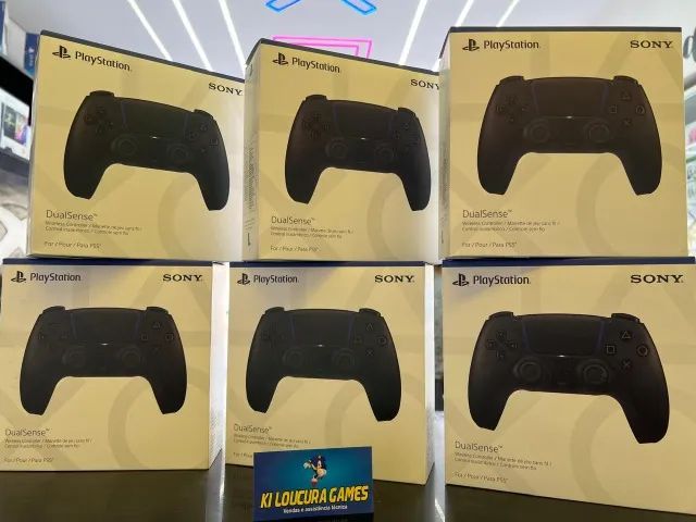 Controle sem fio DualSense Branco ou Preto - Foto 2