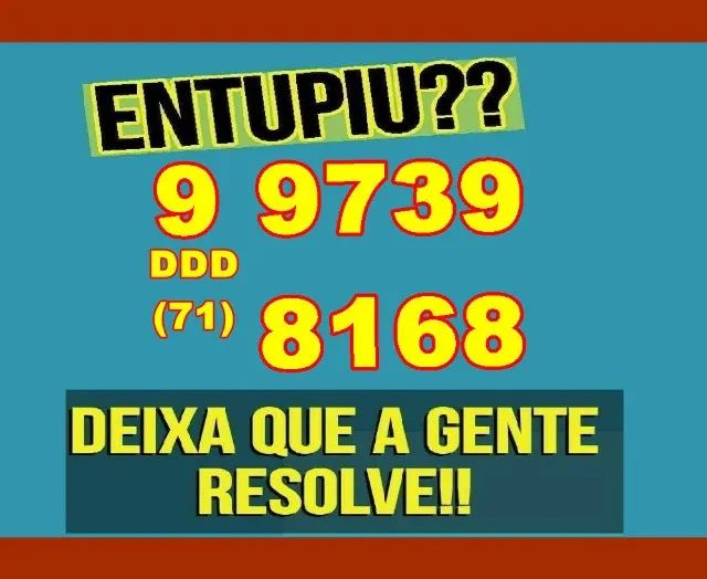 Desentupidora de Caixas de esgoto (de tudo) - Com Equipamentos Profissionais