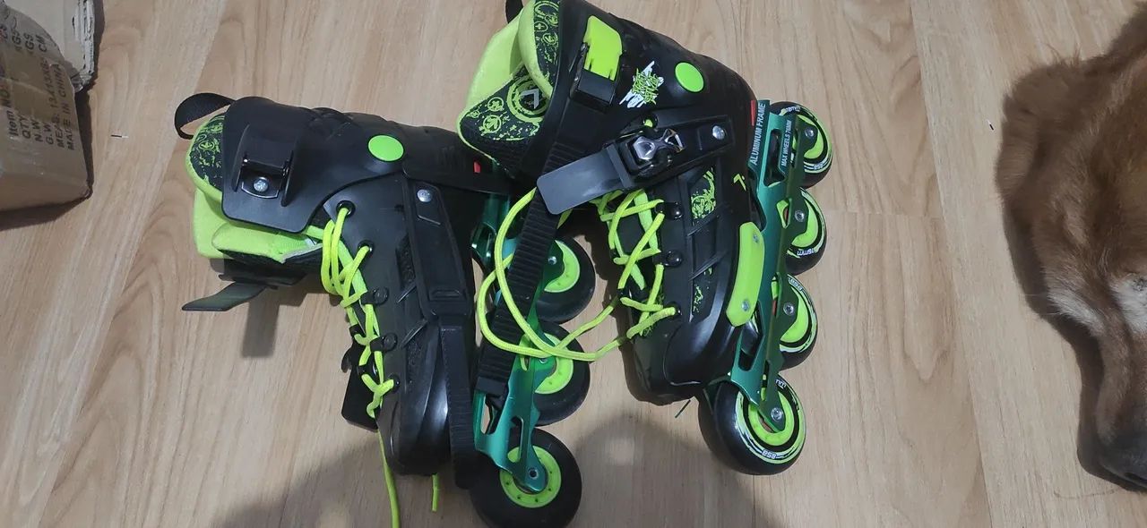 Patins Oxer Freestyle Inline Slalom Com Abec 9 Tamanho 34