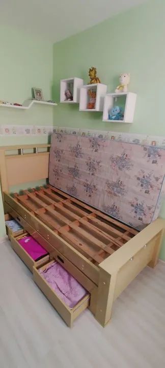 Cama de solteiro com auxiliar  - Foto 2