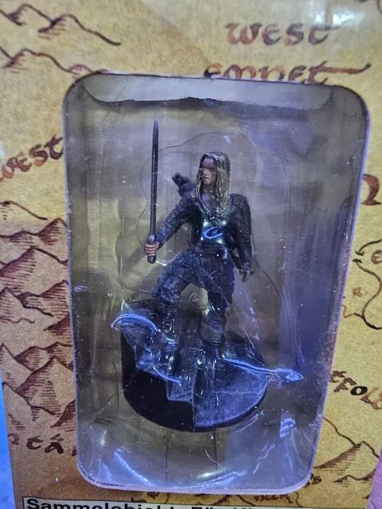 Miniatura Haleth 17 Senhor dos Aneis Eaglemoss na caixa com revista - Foto 2