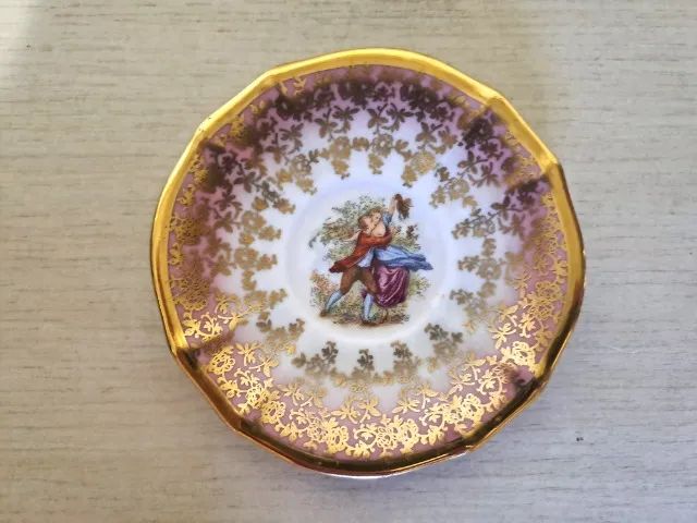 Prato Decorativo Porcelana Pátria - 541 PA HandGemalt - Foto 3