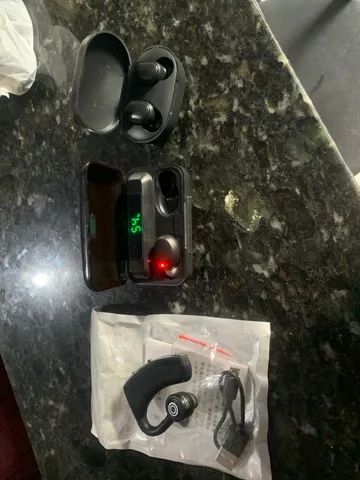 Varios fones bluetooth  lia a descrição 