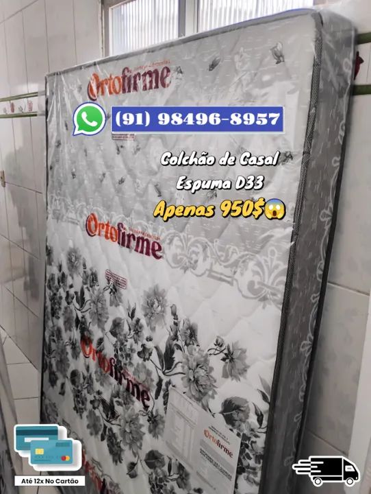 COLCHÃO DE CASAL ESPUMA D33