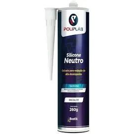 Silicone Neutro Poliplas 260g - Novo