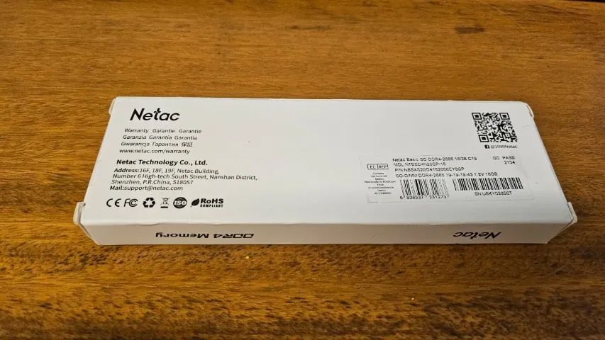 NETAC BASIC SO DDR4-2666 16GB C19 Laptop RAM Memory64208807893506122