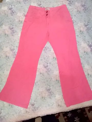 1 CALÇA ROSA FEM. N°40. (BELLA VITTA)