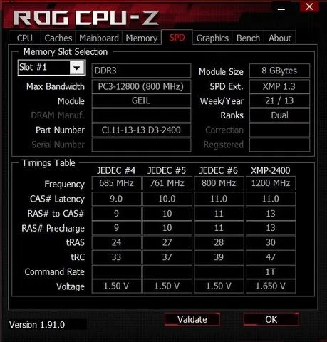 Memória Ram Geil Evo Potenza Ddr3 2400MHz 2x8GB - Foto 5
