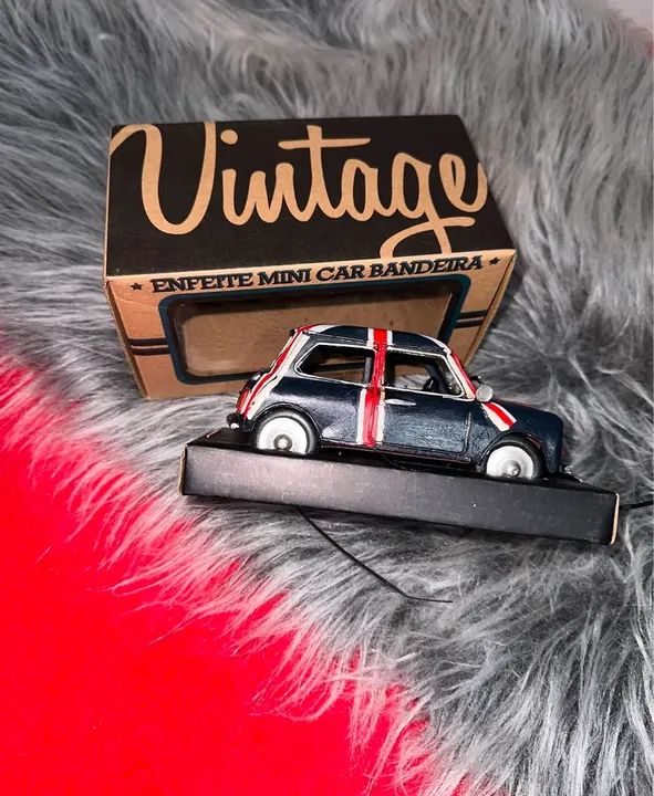 Mini Cooper Vintage Bandeira Inglesa