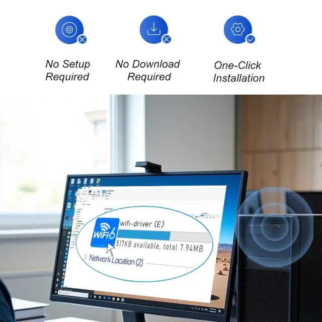Adaptador Wifi-6 AX1800 Usb + Bluetooth 5.3 Dual Band 2.4g/5ghz 900mbps - Foto 5