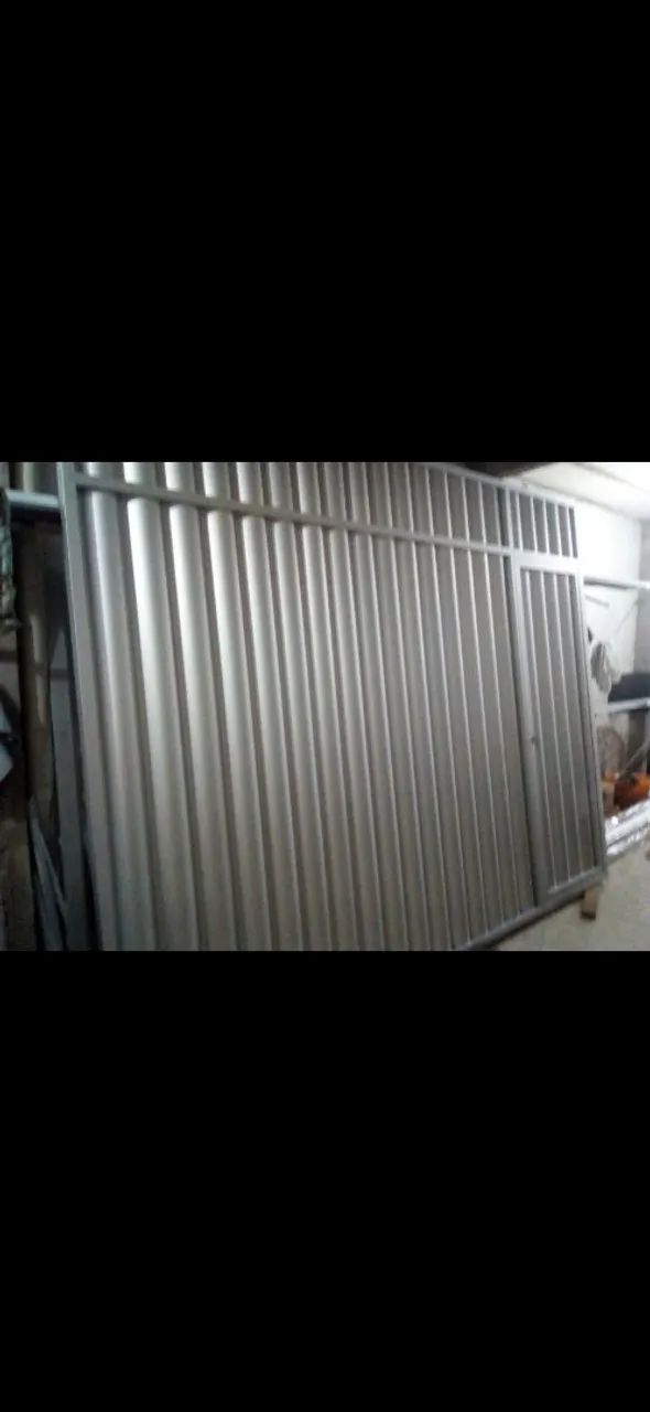 FABRICAMOS SOBRE MEDIDAS PORTÕES PORTAS JANELAS EM ALUMÍNIO FOSCO BRANCO PRETO