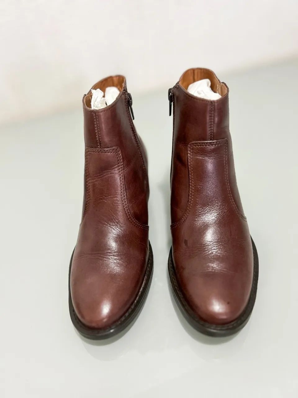 Bota de Couro Santa Lolla Marrom  - Foto 5