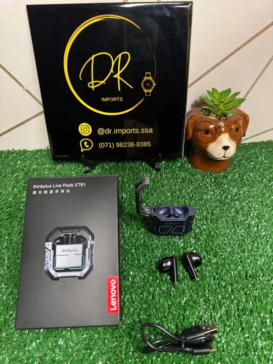 Fone de Ouvido Bluetooth Lenovo Thinkplus Live Pods XT81