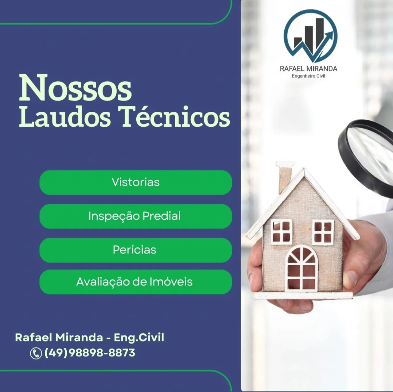 Vistorias, inspeção predial e avaliação de imóveis