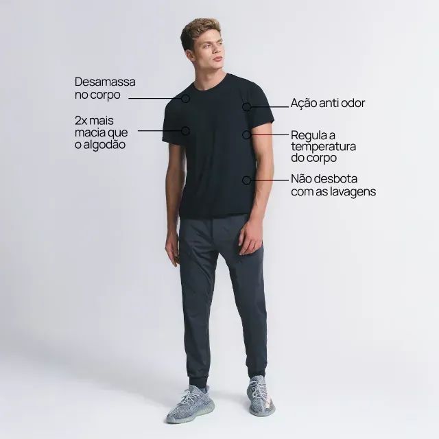 Camiseta Insider Tech T-Shirt - Preta - Foto 3