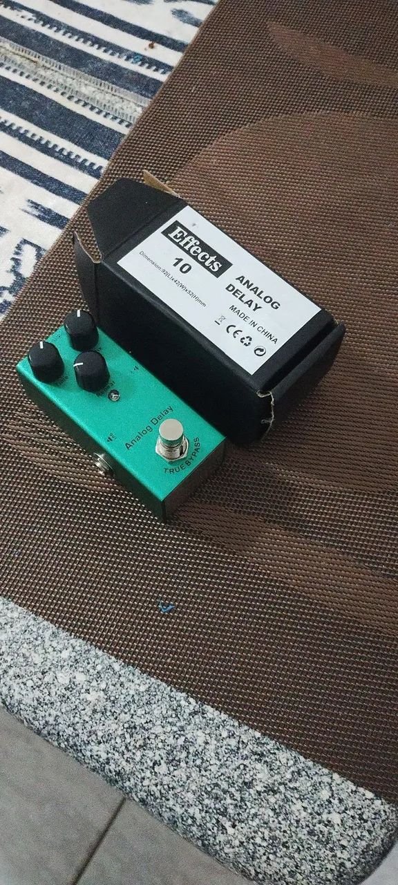 Pedal Analógico Delay novo com carregador  - Foto 5