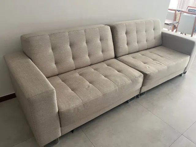 Sofa linho 4 lugares 2,80 x 0,90 