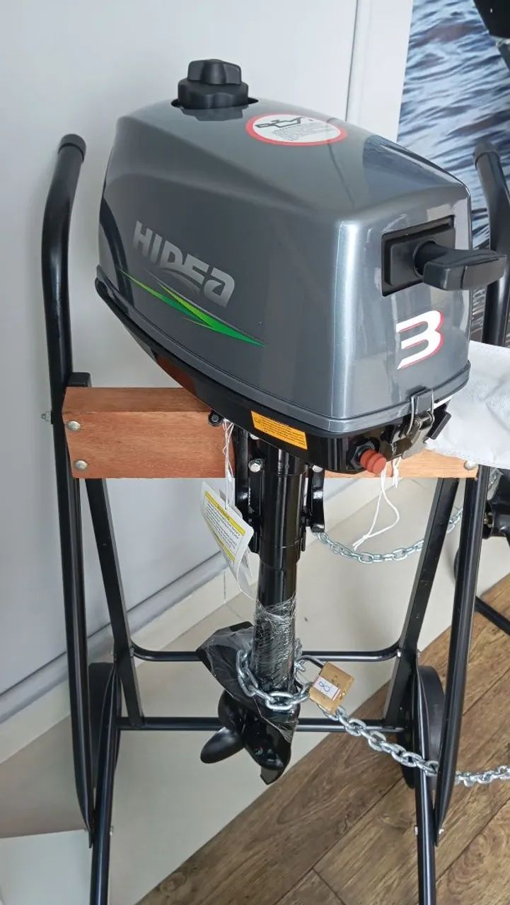 Motor de popa para caiaque 3 e 4 HP - Desconto Pix/parcelamos no cartão - Foto 4