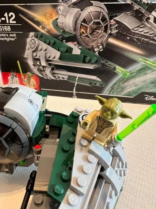 LEGO STAR WARS 8 A 12 ANOS YODA JEDY STARFIGHTER DISNEY 75168 COMPLETO , MONTADO 1 VEZ , C - Foto 3