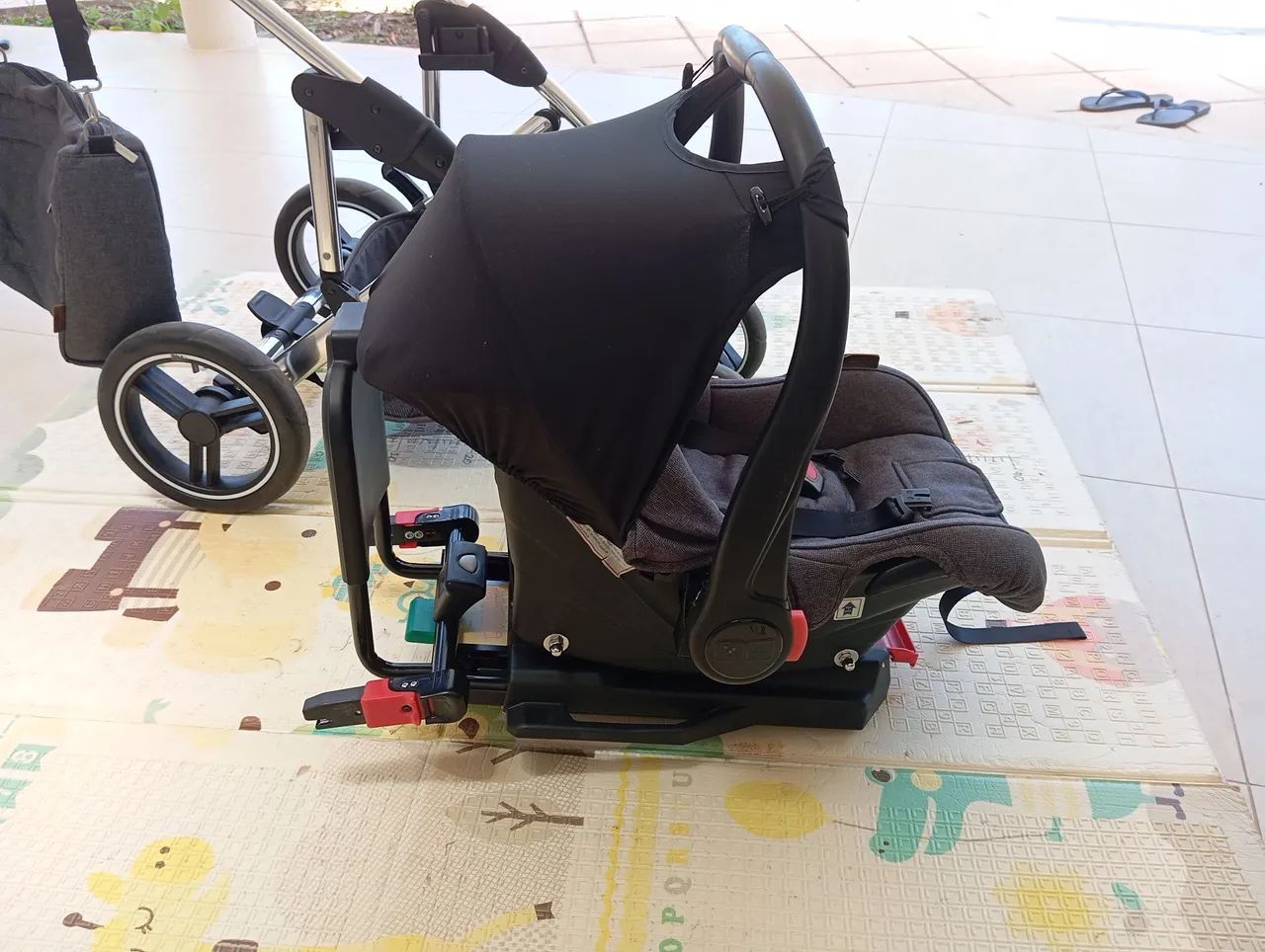 Carrinho de Bebê Completo 4 em 1 - Foto 6
