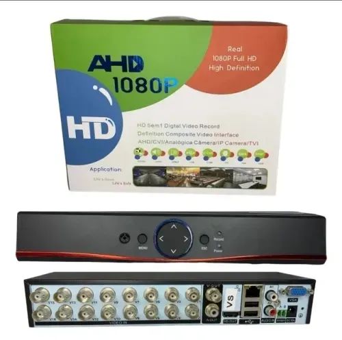 Dvr 16 Canal Gravador Digital 1080p Full Hd Preto Ptz Bivolt Monitoramento por App - Foto 4