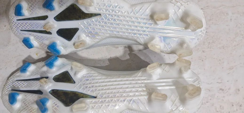 Excelente Chuteira Adidas X Speedflow+ FG Sem Cadarço - azul / Campo - Foto 3