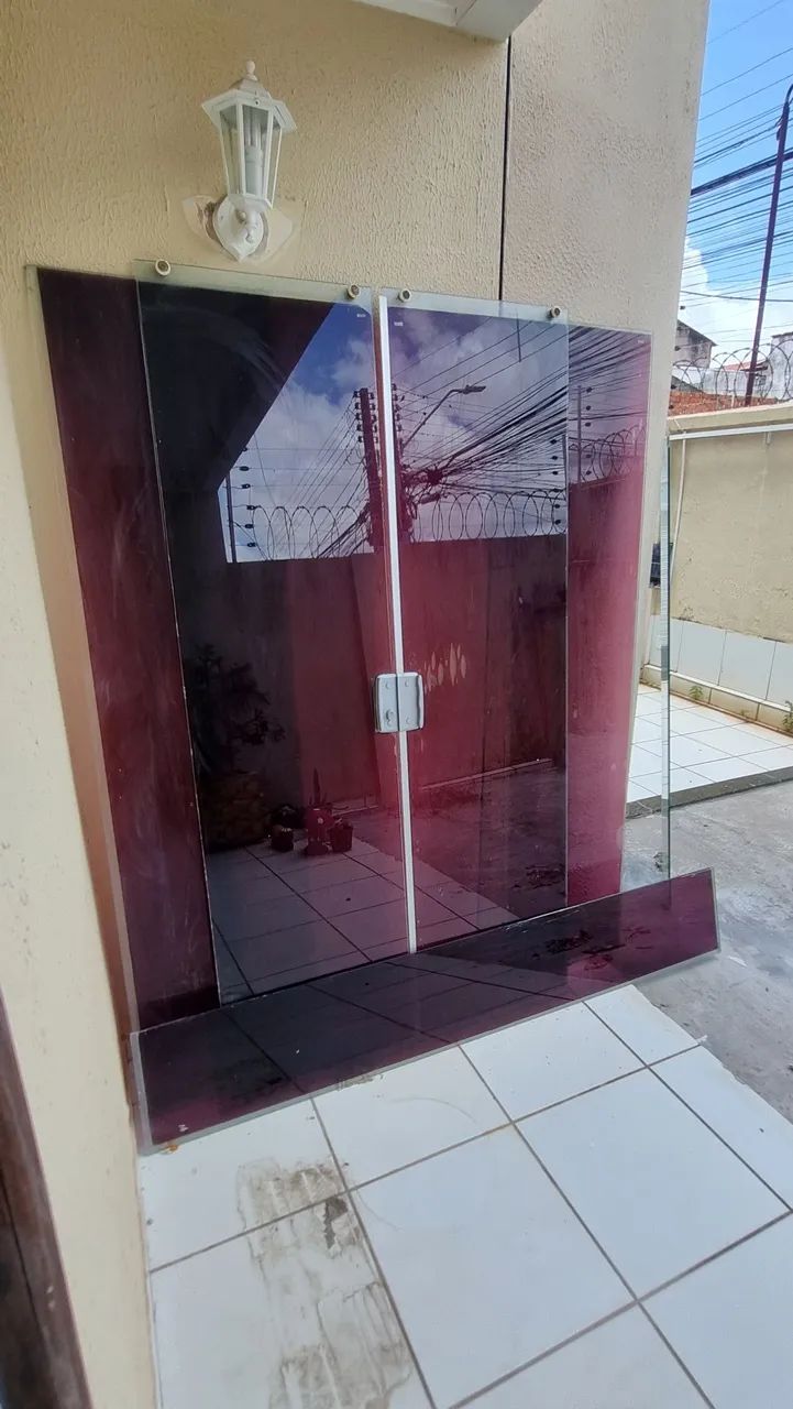 Porta de vidro temperado para segurança residencial - Foto 3