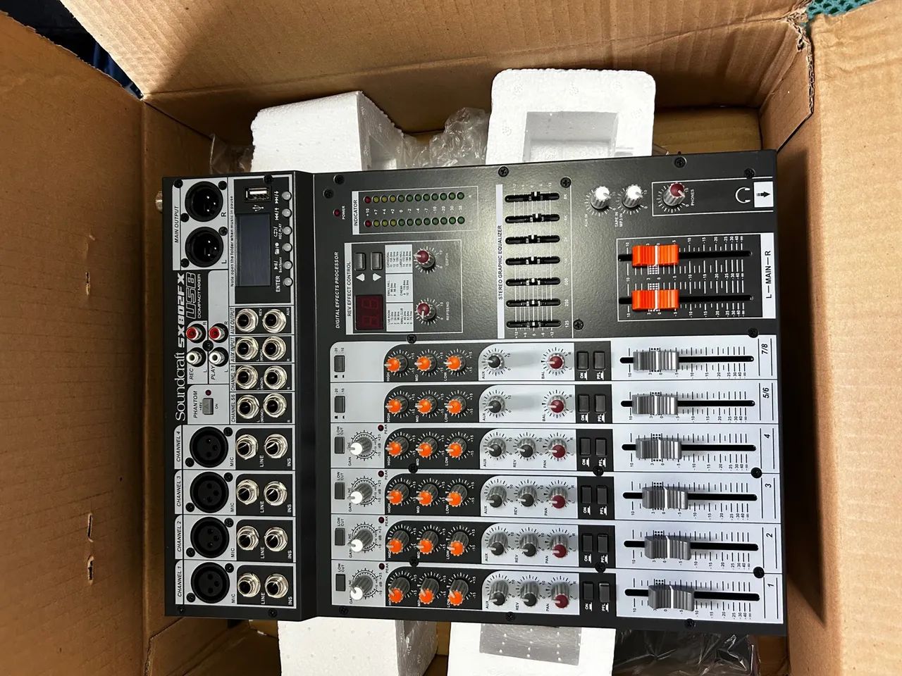 SOUNDCRAFT  SX-802-FX-USB - Foto 2