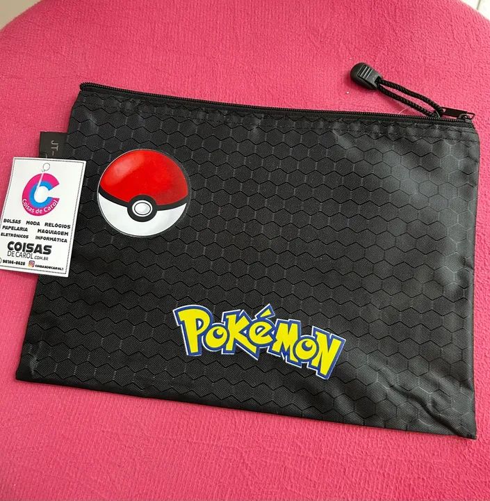 Estojo Escolar Pokemon e vários outros modelos 