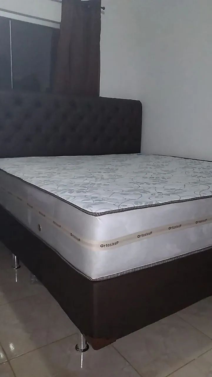 Cama Super King gigante completa