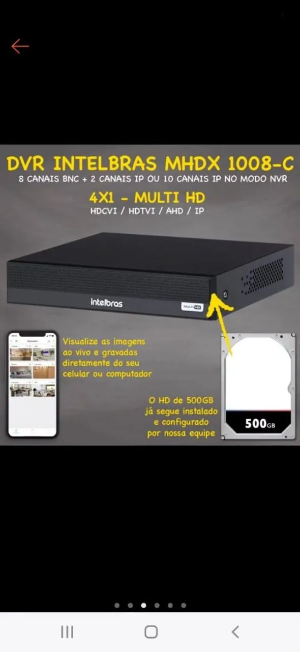 Câmera Intelbras VHL 1120B HDCVI - Foto 3