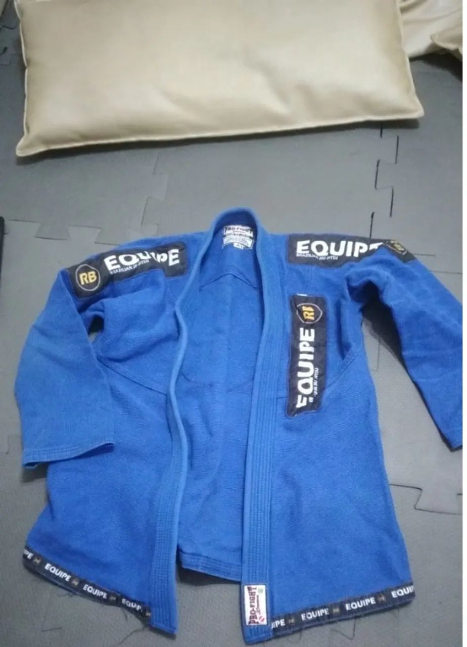 Kimono Jiu Jitsu A1 Azul ( Bem Conservado) - Foto 2