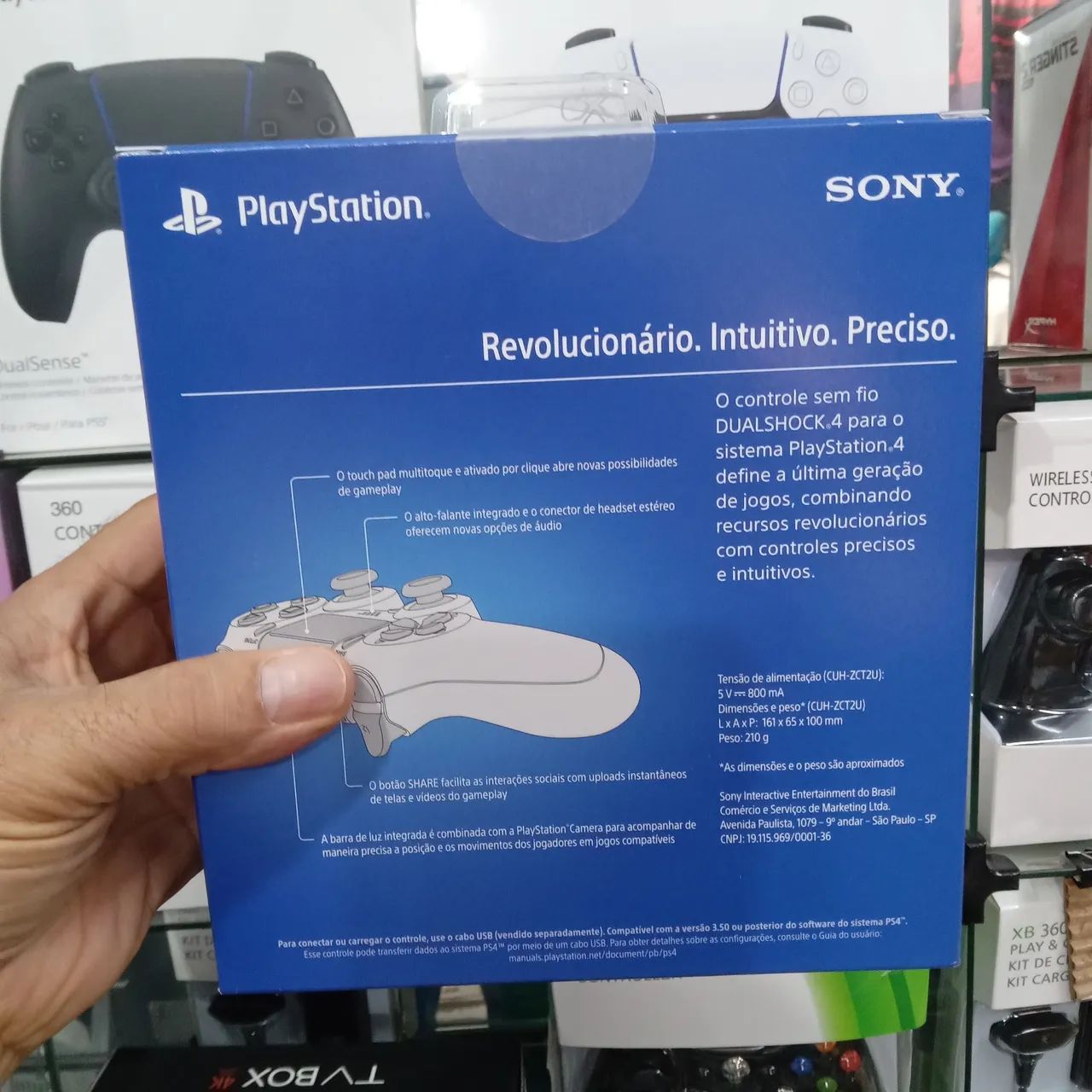 Controle Dualshock 4 Playstation 4, ps4 original Sony  - Foto 3