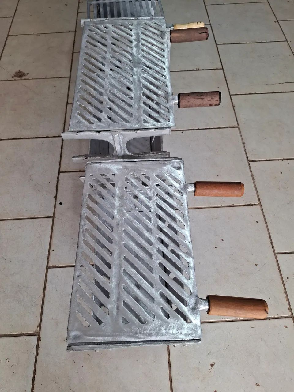 Churrasqueira desmontável para o fim de semana 
