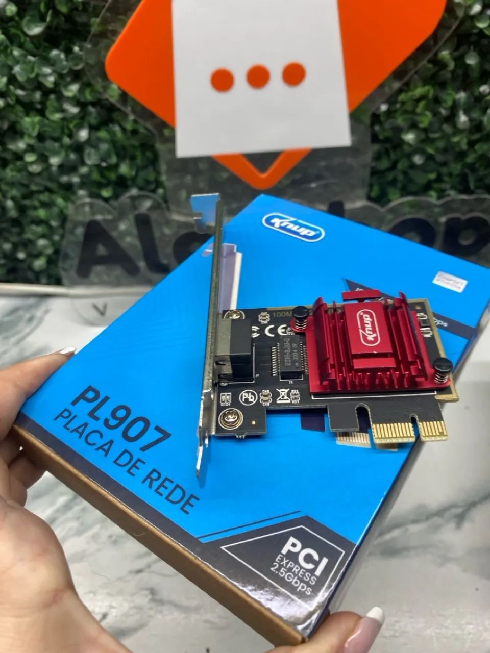 Placa de Rede PCIe Gigabit 1000/2500 Mbps Kworld - Foto 2