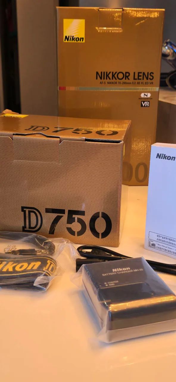 Câmera Nikon D750 NOVA e LACRADA - Foto 2