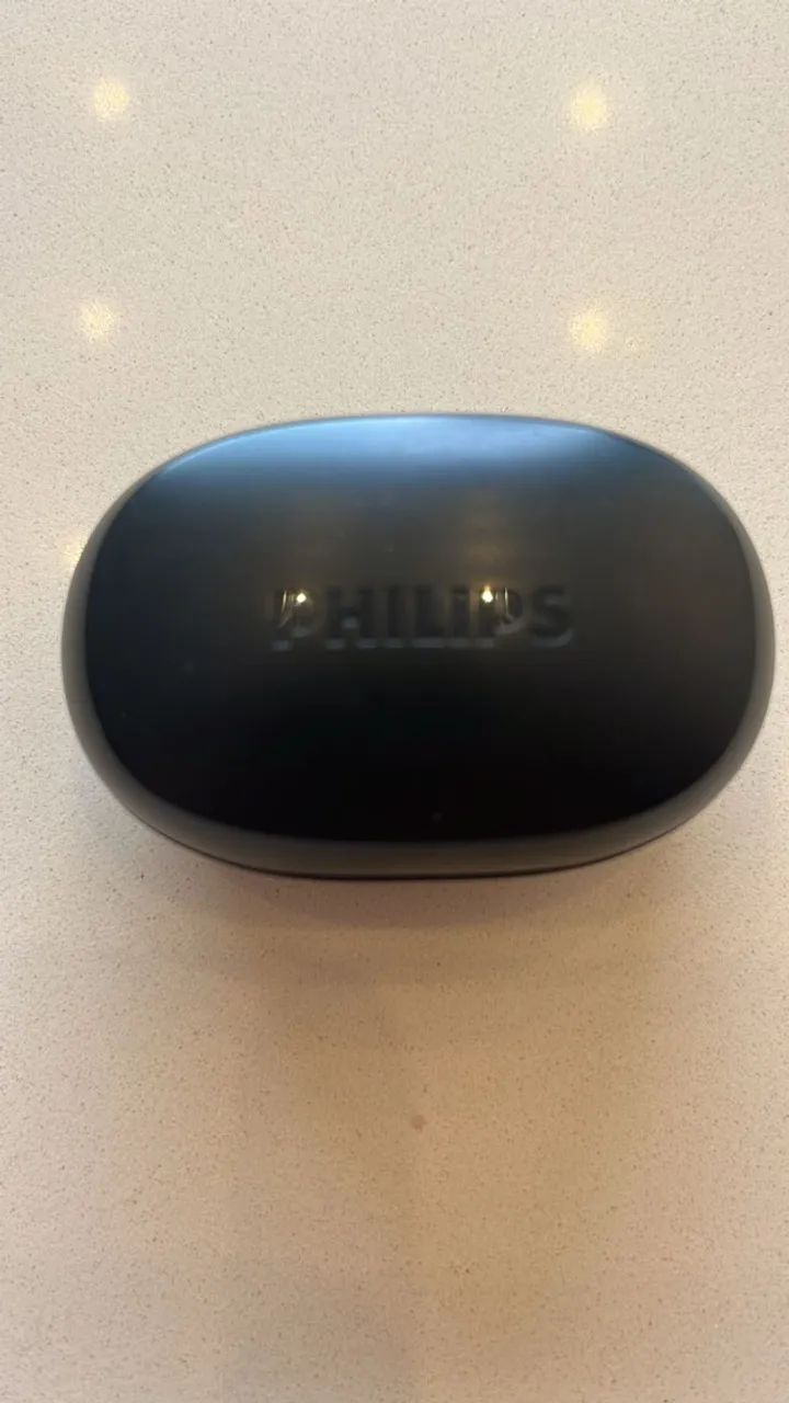 Fone de Ouvido Sem Fio Philips TAT1235 TWS Preto Bluetooth 5.1 Resistente à Água com Estoj - Foto 2