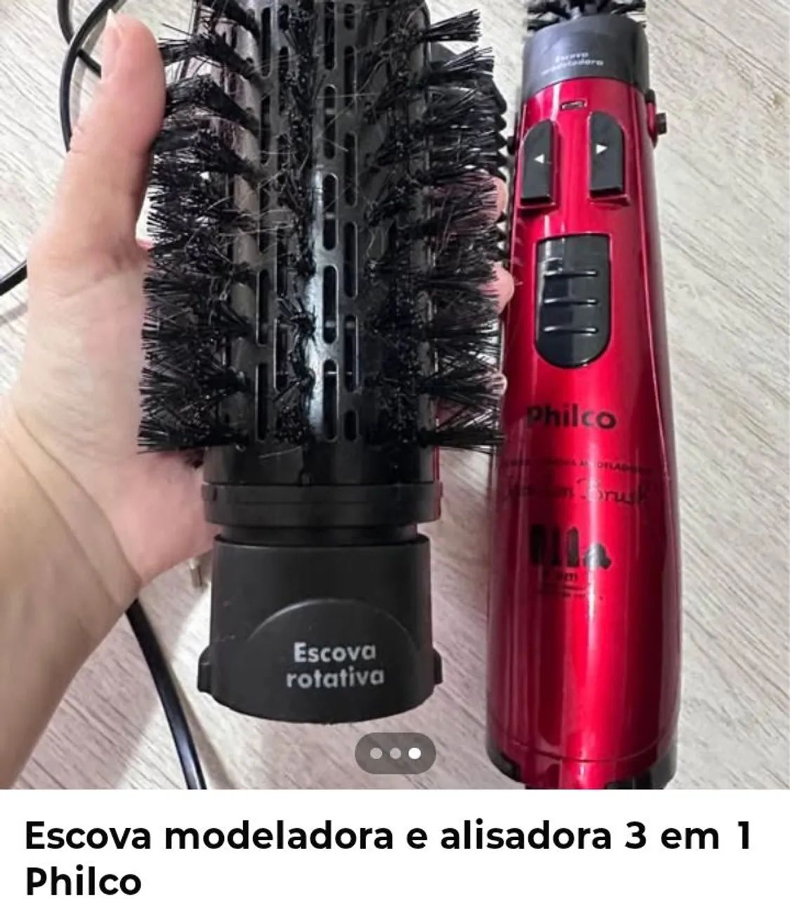 Escova Modeladora e Alisadora Philco 3 em 1 - Foto 3