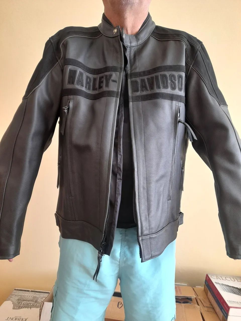 Jaqueta de Couro Harley Davidson - Foto 2