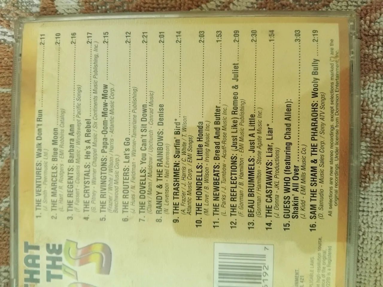 CD Groups That Rocked The 60's - Timeless Treasures - Foto 2