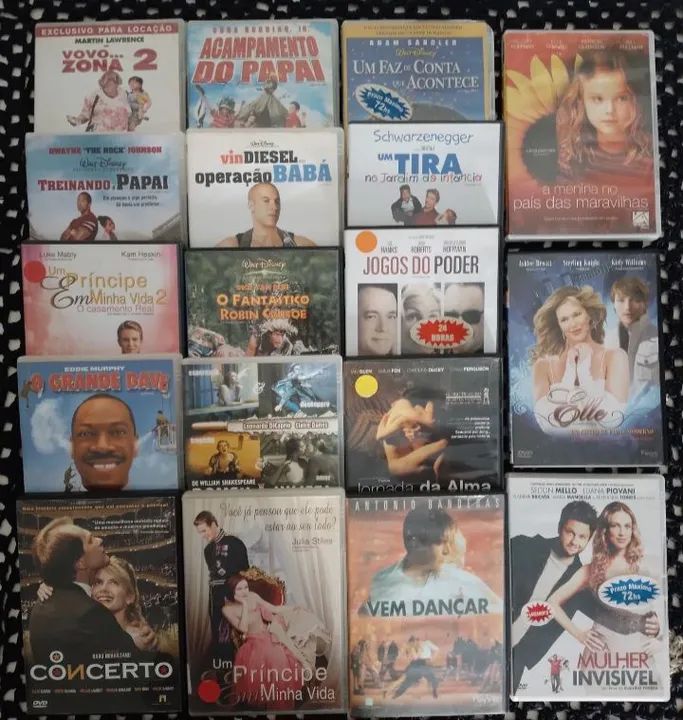 Oportunidade e preço: 18 DVDS. Diversos.  