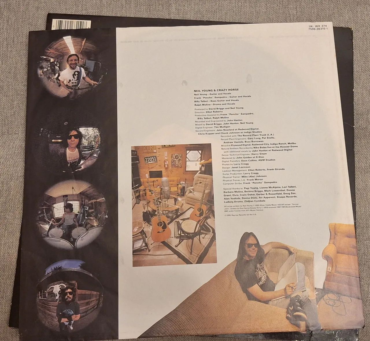 LP importado NEIL YOUNG  RAGGED GLORY - Foto 3