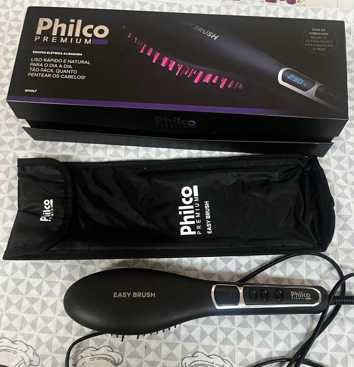 ESCOVA ELÉTRICA ALISADORA PHILCO PREMIUM - BIVOLT - Foto 2